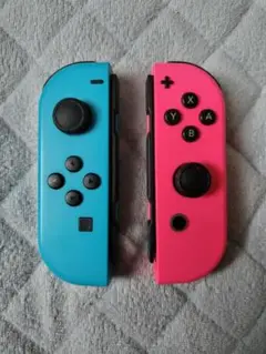 動作確認済 Switch Joy-Con ブルー/ネオンピンク　純正品