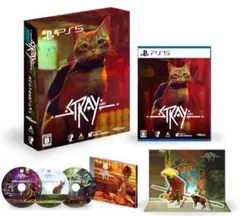 新品未開封　ストレイ　PS5ソフト　Stray　サントラ　アクスタ　セット