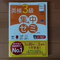 DAILY2週間英検3級集中ゼミ : 文部科学省後援