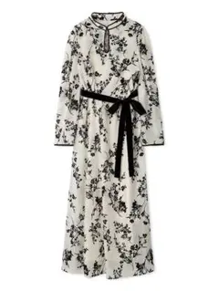 【超美品】snidel フロッキーシアーワンピース 0