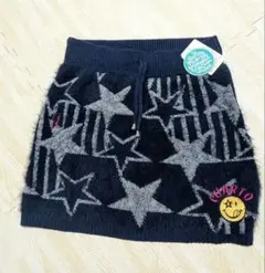 クアトロ☆新品✨大人気ネイビーステッカー柄スカート❣️レディスサイズＬ