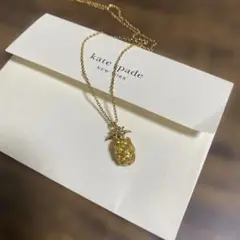 大幅値下げ❣️kate spade ❣️パイナップルネックレス未使用に近い