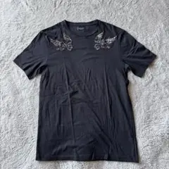 【USED】ZARA イーグル装飾Tシャツ US-Ｍ