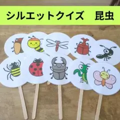 シルエットクイズ 昆虫 10枚セット