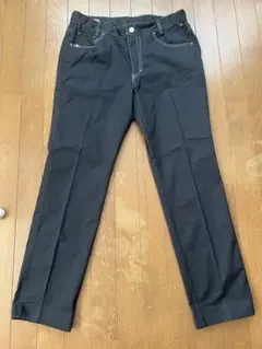 FILA ブラック ストレートレッグパンツ