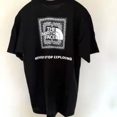 [新品 未使用]THE NORTH FACE バンダナスクエアロゴ Tシャツ M