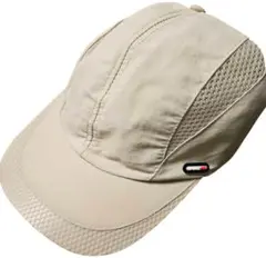 新品未使用　ベージュ メッシュパネル GOLFキャップ
