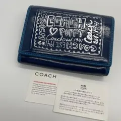 ☆新品 同様☆coach☆コーチ☆二つ折り財布☆