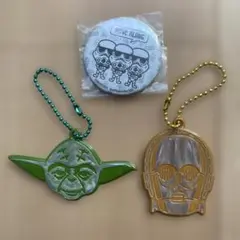 スターウォーズ キーホルダー、ピンバッジセット