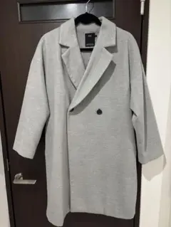 グレー チェスターコート アズールバイマウジー AZUL by moussy
