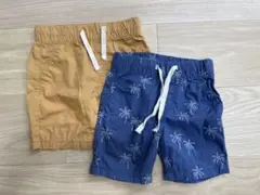 H&M 80/9-12M ハーフパンツ2枚セット