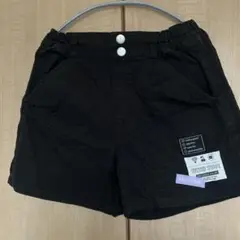 ALGY GIRL 黒 ハーフパンツ　160
