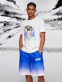 頭文字D 高橋涼介 高橋啓介 上下セット Tシャツ ハーフパンツ L 服