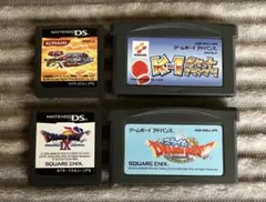 ゲームボーイアドバンス、ニンテンドーDS ソフト 4本セット