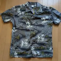 Palmwave アロハシャツ M グレー系