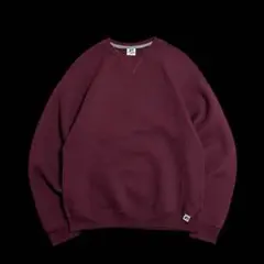 【00s】Russell Athletic 無地 sweat ボルドー 前V