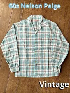 ⭐︎ 60s Nelson Paige ヴィンテージ オープンカラーシャツ