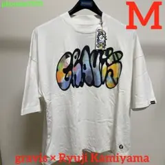gravis×Ryuji Kamiyama/グラビス グラフィティ Ｔシャツ M