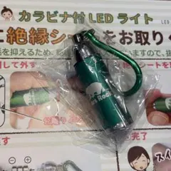 bears rock LED ライト　カラビナ　緑色　グリーン　アウトドア