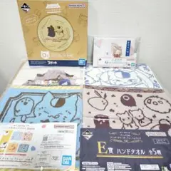 一番くじ夏目友人帳　ハンドタオル　メラミンプレート　ステーショナリーコレクション