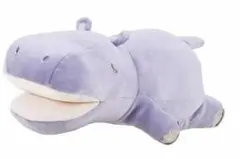 新品mm★かむかむズ　ボルスター　カバのヒッポ（抱き枕、クッション、ぬいぐるみ