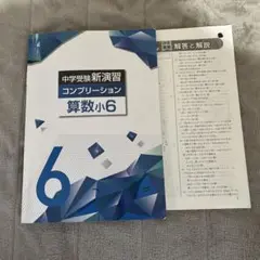 中学受験新演習コンプリーション算数小学6