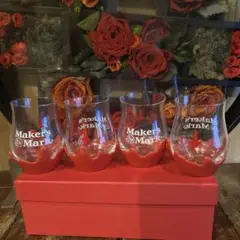 Maker's Mark ウィスキーグラス 4個セット