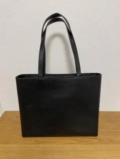 黒 レザー トート　ブラック　ビジネストート HushTug ハッシュタグ