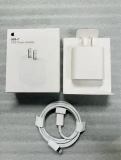 【新品未使用】Apple純正 20W 電源アダプタ USB-Cケーブルセット