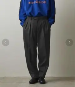 ＜Steven Alan＞クロスツイル インツープリーツ ドレス トラウザーズ