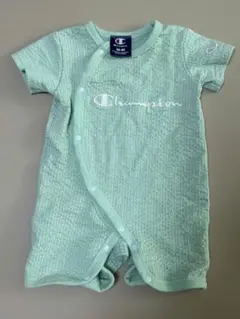 Champion ミント グリーン ロンパース 50 60