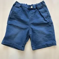 【美品】UNIQLO ダークブルー 半ズボン 130