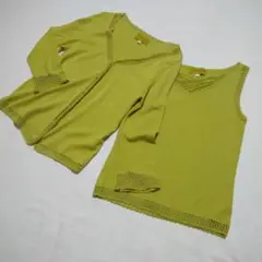 JOCOMOMOLA ホコモモラ アンサンブル マスタード 40