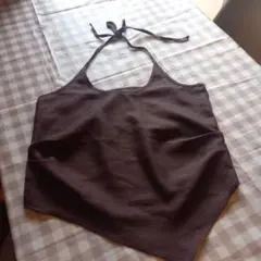 JEANASiS ダークブラウン タンクトップ Fサイズ