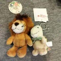 ライオン カメ NICI ニキニキ キーホルダー キーリング バッグチャーム