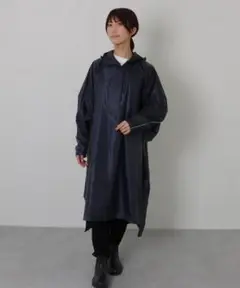 【未開封】レインコート 男女兼用 ポンチョ カッパ ドルマン ロング 自転車