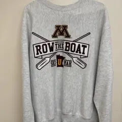 ROW THE BOAT グレー トレーナー