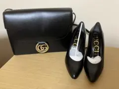 【新品未使用】【定価43万円】バッグ &靴 Gucci 2点セット