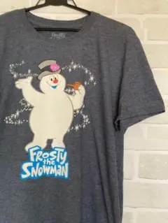 Frosty the Snowman Tシャツ 霜降りグレー Lサイズ 古着