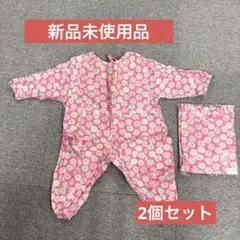 新品未使用品　ベビー　キッズ　プレイウェア　ツナギ　サイズ90 ピンク　女の子