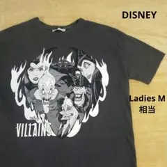 Disney Villainsヴィランズ 悪役集合キャラクターTシャツ
