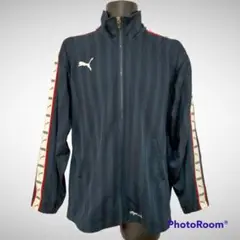2047【PUMA】長袖ジャージジャンパー(S-M)日本製 トレーニングウェア