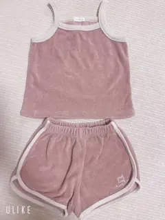 kakukids パイル地タンクトップ・ショートパンツセット
