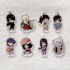 西尾維新大辞展 物語シリーズ アクリルキーホルダー キスショット 忍 羽川 撫子