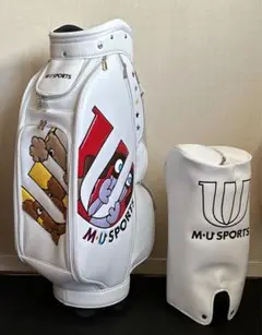 MU SPORTS MUスポーツ キャディバッグ 新品 (ホワイト)