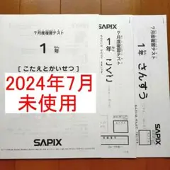 原本!新品未使用!小2 2023年サピックス 7月度復習テスト 2年 2025年最新】サピックス テスト 7月組み分けテスト 小の人気