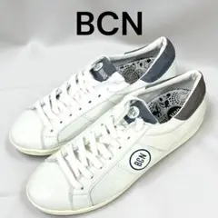 BCN ビーシーエヌ スペイン製 レザーホワイトスニーカー
