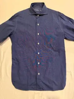 【美品】DRESSTERIOR セミワイドカラー シャツM ドレステリア