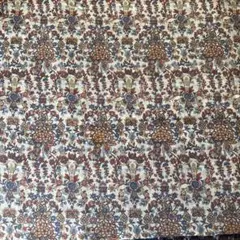 フラワーパターン 綿ローン生地 多色　90×470cm