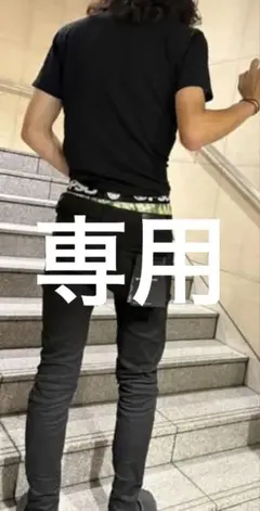 Purple brand スキニーデニム ブラック 28